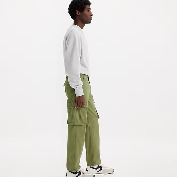 Levi’s Men’s Ace Cargo Relaxed Fit Twill Pant, Ivy Green, 34 X 30 - Picture 2 of 8
